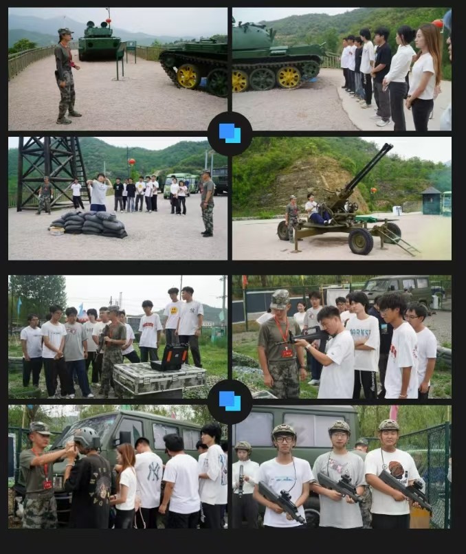 社会实践（一）｜米乐mile官方网站国防教育宣传协会赴店房国防军事小镇开展“勿忘国耻 强我国防”主题研学活动