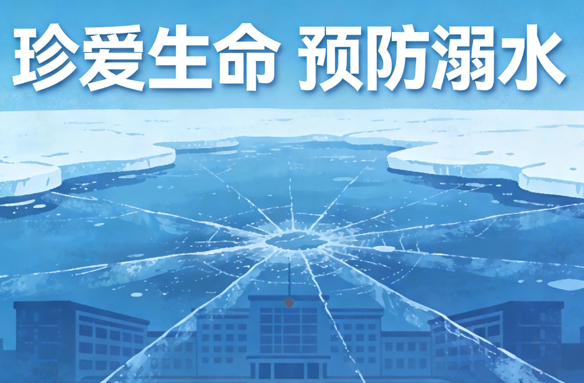 安全教育|米乐mile官方网站|管理学院|远离冰面陷阱，守护生命安全