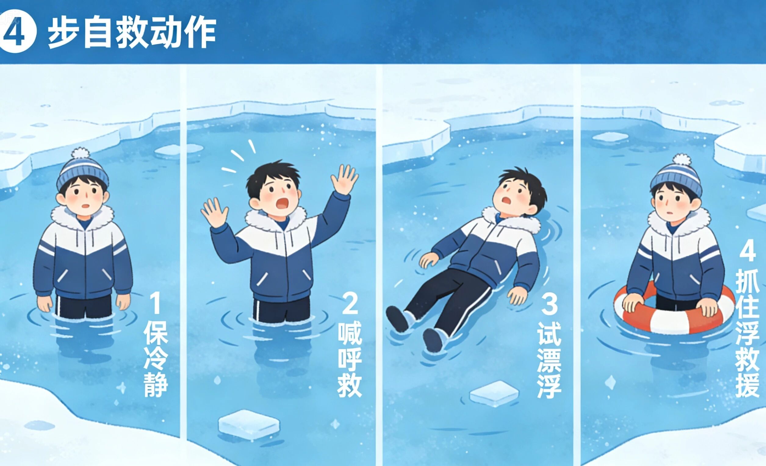 安全教育|米乐mile官方网站|管理学院|远离冰面陷阱，守护生命安全