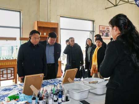 校际交流促发展 非遗传承育新人 ——保定幼儿师范高等专科学校领导莅临米乐官网艺术工坊参观交流