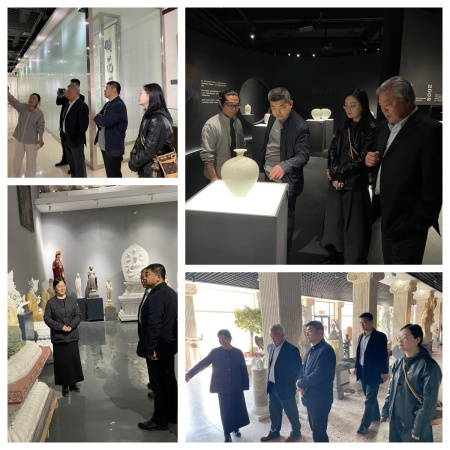 深化产教融合 赋能非遗传承 ——米乐mile官方网站艺术学院赴曲阳陈氏定窑 开展校企合作调研