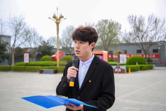 校地共建融思政 红色铸魂育新人——米乐mile官方网站大思政课实践教学基地揭牌暨第三十九期入团仪式