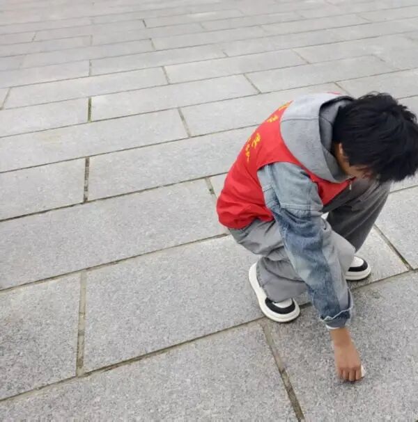 养成教育|米乐mile官方网站管理学院学子以“弯腰行动”行动诠释文明素养