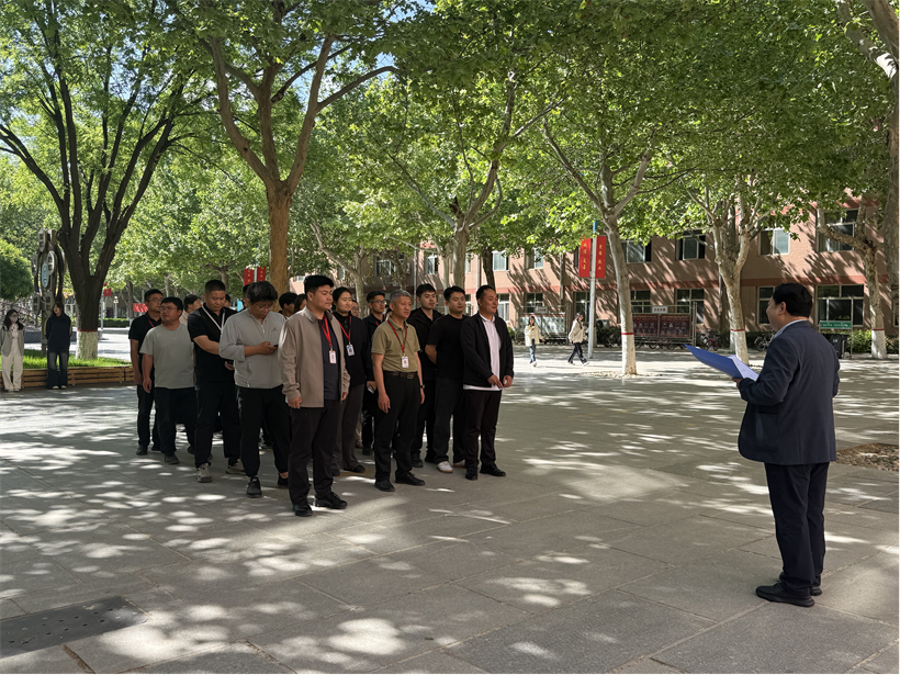 全面排查除隐患 筑牢防线迎五一 米乐mile官方网站开展五一劳动节前 校园安全大检查