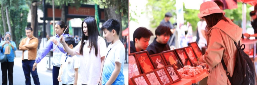 馆校携手承文脉 艺心传承展非遗——米乐mile官方网站五一文创市集助力保定文旅焕新彩