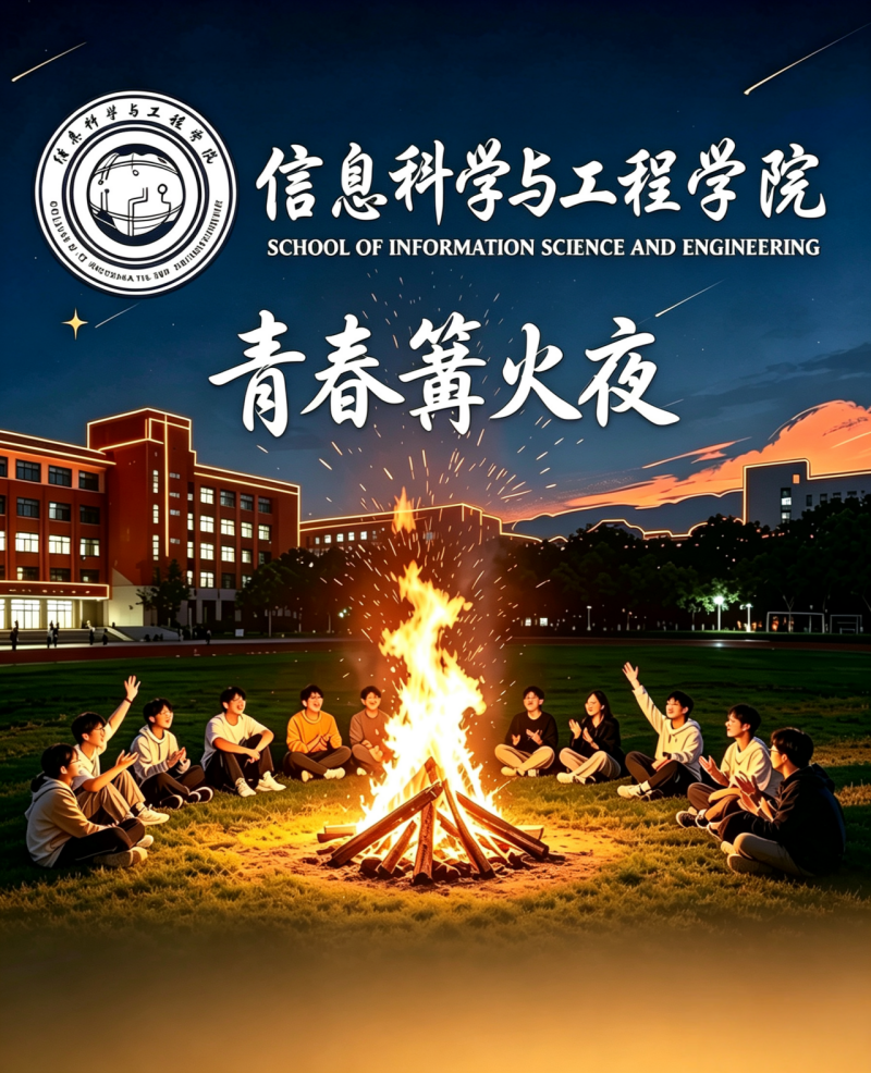 【青春绽放 学苑风采】赴秋夜星火之约 燃少年青春之章——米乐mile官方网站信息科学与工程学院筹备秋日篝火晚会